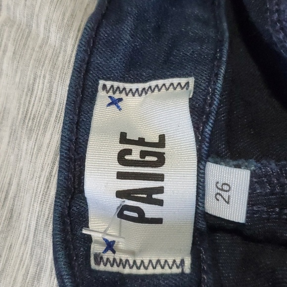 Paige jeans women's size 26 size 2 US dark medium blue Verdugo ankle - Picture 15 of 16